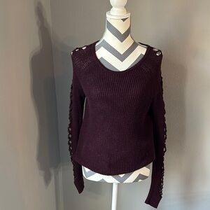 Women's Burgundy Sweater